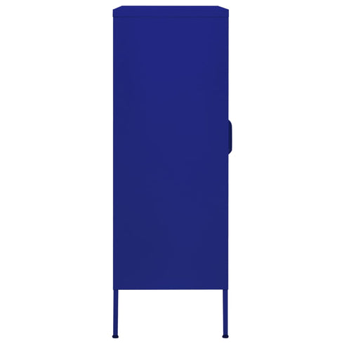 Lady Jillian -  Storage Cabinet Navy Blue 80x35x101,5 cm Steel - Model 4